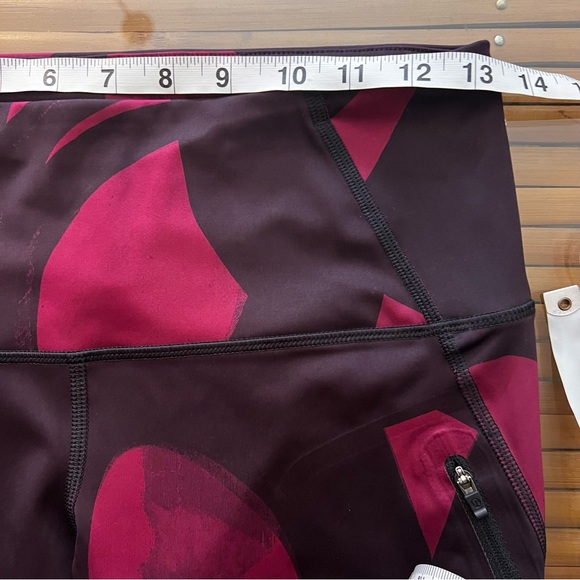 LULULEMON All Sport Crop Leggings Back Spin Stroke Dashing - Picture 11 of 12